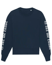 Original Gothique Sweatshirt Oversize In Art We Trust Coton biologique XS Bleu Marine