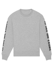 Original Gothique Sweatshirt Oversize In Art We Trust Coton biologique XS Gris