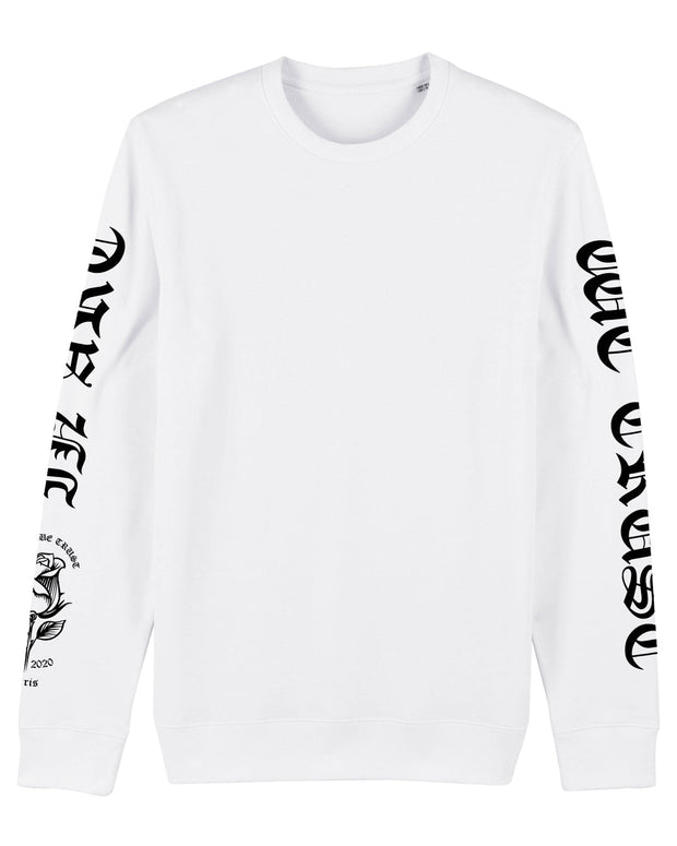 Original Gothique Sweatshirt In Art We Trust Coton biologique XS Blanc