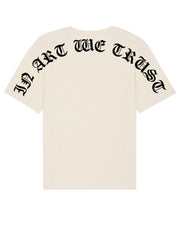 Arc and Col Gothique Tee-Shirt In Art We Trust Coton biologique XS Crème