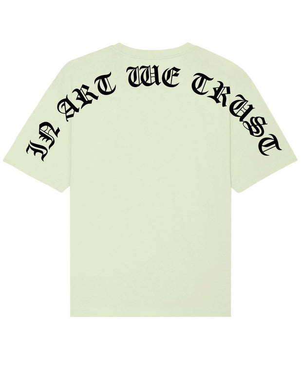 Arc and Col Gothique Tee-Shirt In Art We Trust Coton biologique XS Vert Pistache