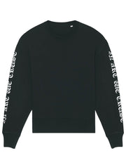 Original Gothique Sweatshirt Oversize In Art We Trust Coton biologique XS Noir