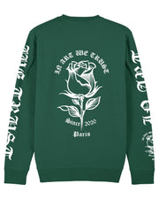 Full Rose Sweatshirt In Art We Trust Coton biologique XS Vert Sapin