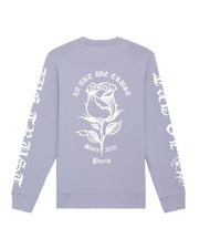 Full Rose Sweatshirt In Art We Trust Coton biologique XS Lavende