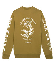 Full Rose Sweatshirt In Art We Trust Coton biologique XS Olive