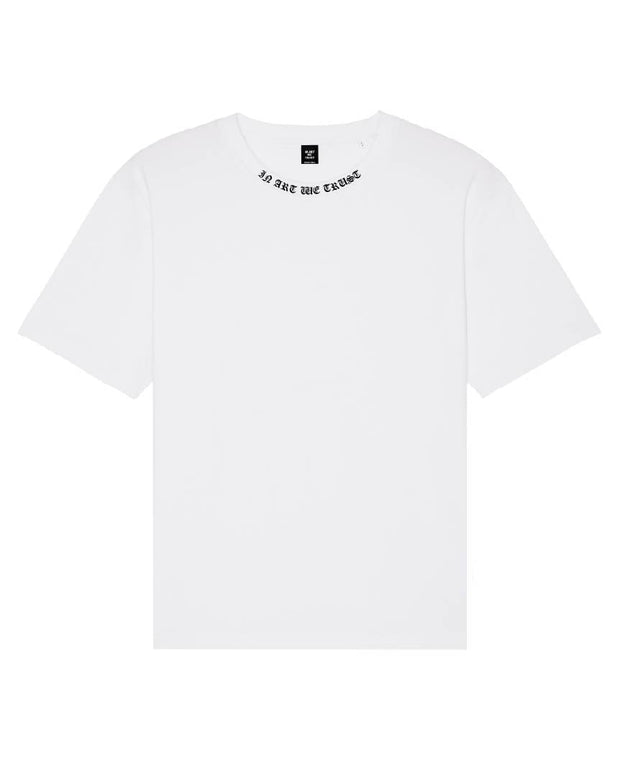 Col Gothique Tee-Shirt In Art We Trust Coton Biologique XS Blanc